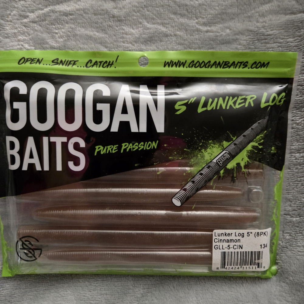 💜Googan Baits Lunker Log 5" Cinnamon